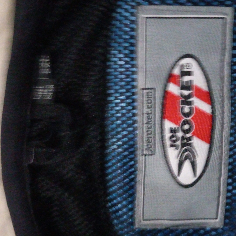 Joe rocket used motorcycle jacket back and side protection only no shoulder